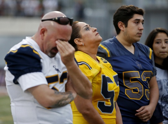 Santa Monica High retires number of former football captain who was killed in February