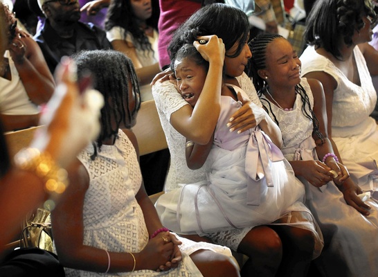 Answers sought as shooting victim's family struggles to say goodbye