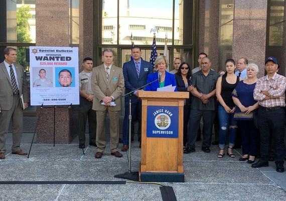 7 years later, reward offered for information leading to gunman who killed sheriff's Explorer and friend in South Whittier