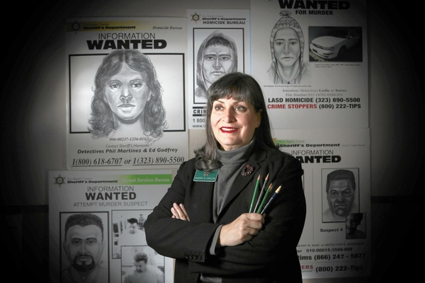 Sheriff's Department graphic artist helps put a face on suspects